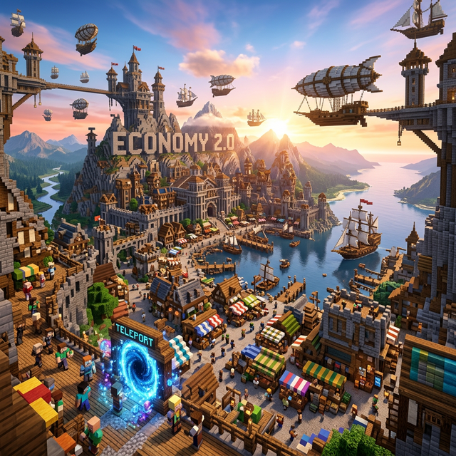 Economy 2.0: The Merchant Revolution (Player Warps & QuickShops)